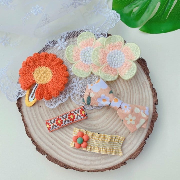 MINS - Korean Children Fashion - #Kfashion4kids - Charbet Hairpin [set of 5] - 4