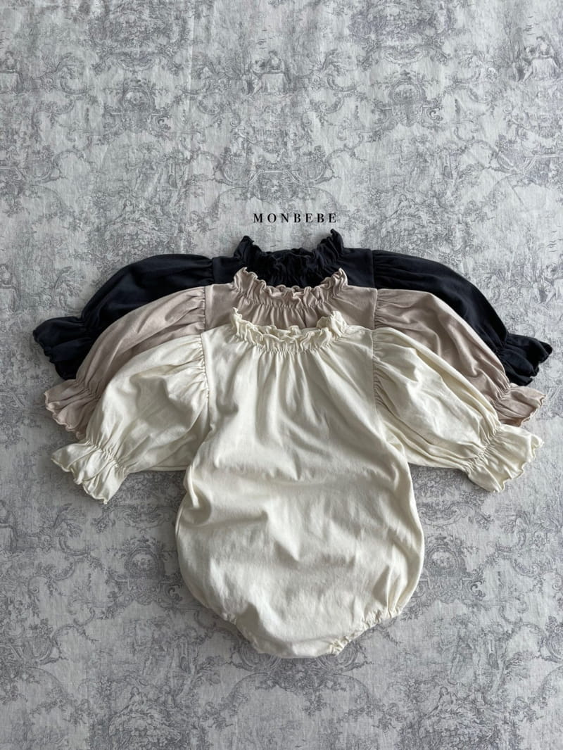 MONBEBE - Korean Children Fashion - #Kfashion4kids - Organic Shirring Bodysuit - 2