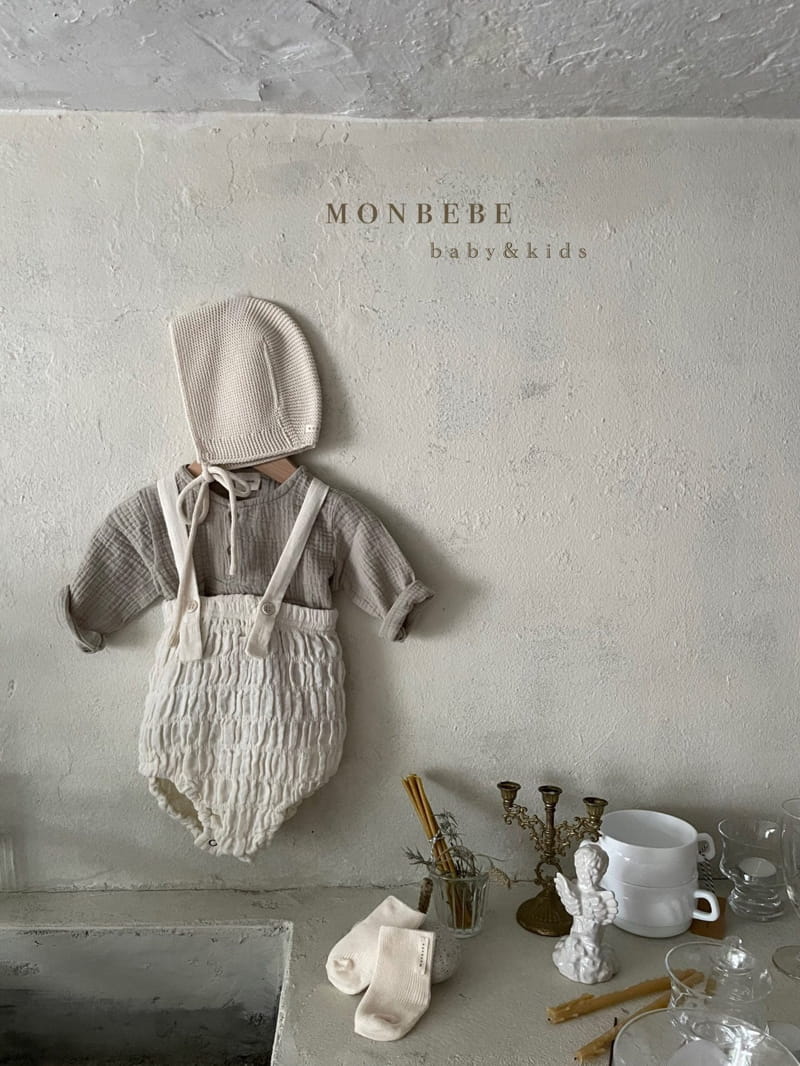 MONBEBE - Korean Children Fashion - #Kfashion4kids - Smocked Suspender Bloomer - 5