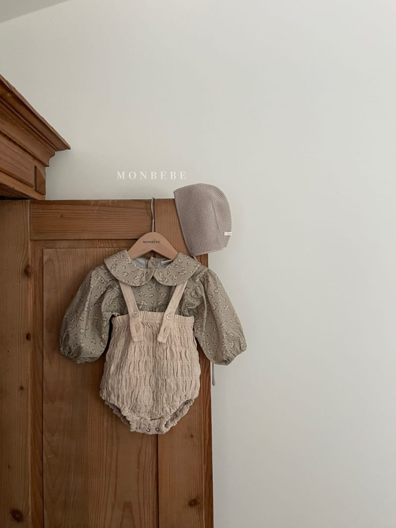 MONBEBE - Korean Children Fashion - #Kfashion4kids - Smocked Suspender Bloomer - 6