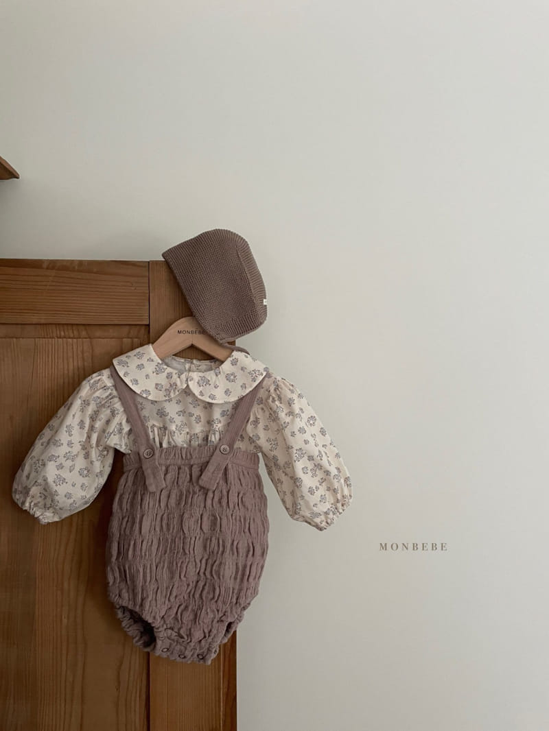 MONBEBE - Korean Children Fashion - #Kfashion4kids - Smocked Suspender Bloomer - 7