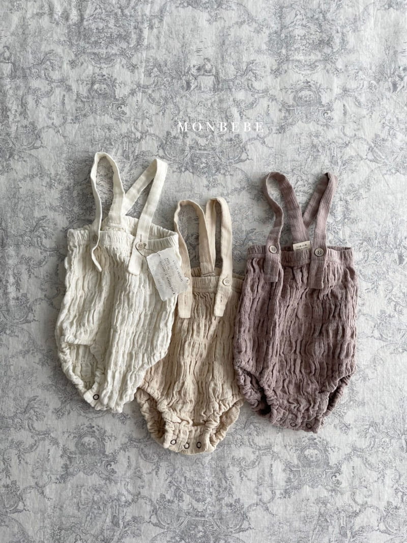 MONBEBE - Korean Children Fashion - #Kfashion4kids - Smocked Suspender Bloomer - 9