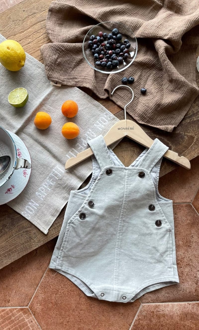MONBEBE - Korean Children Fashion - #Kfashion4kids - Corduroy Romper