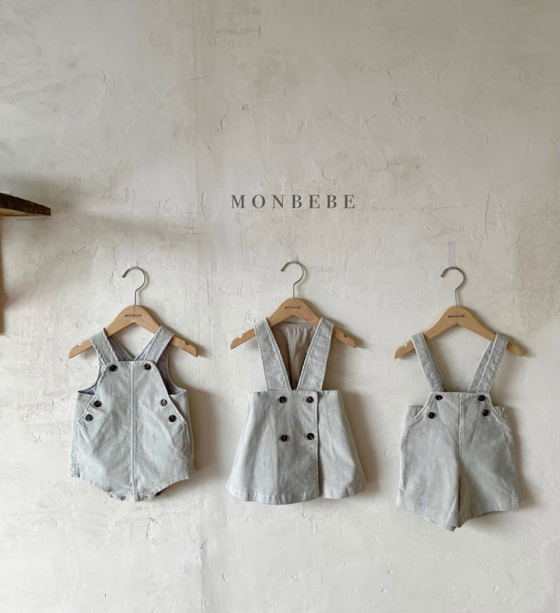 MONBEBE - Korean Children Fashion - #Kfashion4kids - Corduroy Romper - 4