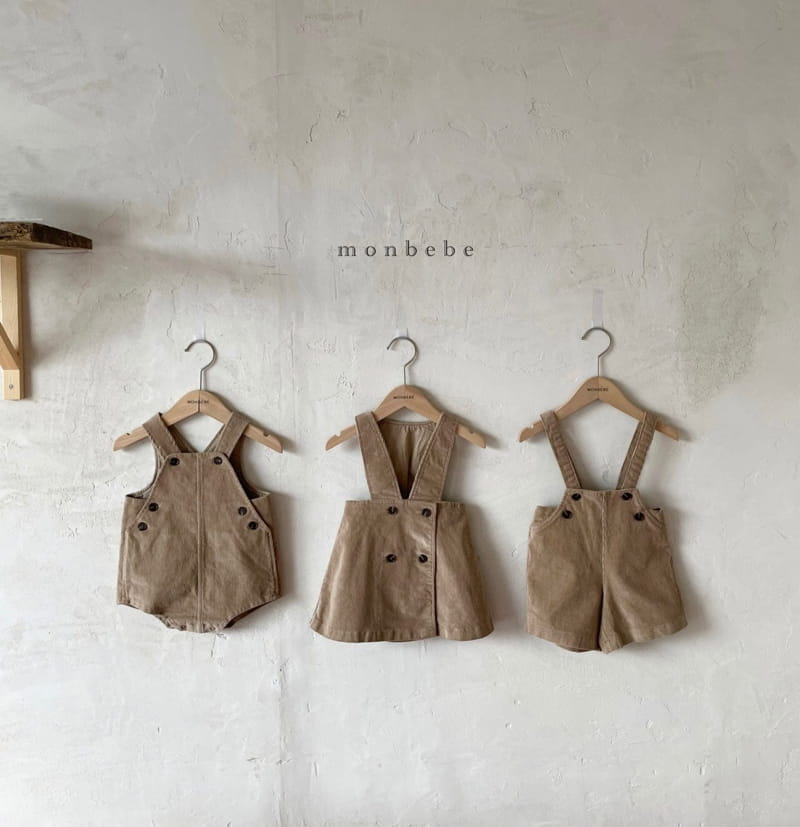 MONBEBE - Korean Children Fashion - #Kfashion4kids - Corduroy Romper - 5