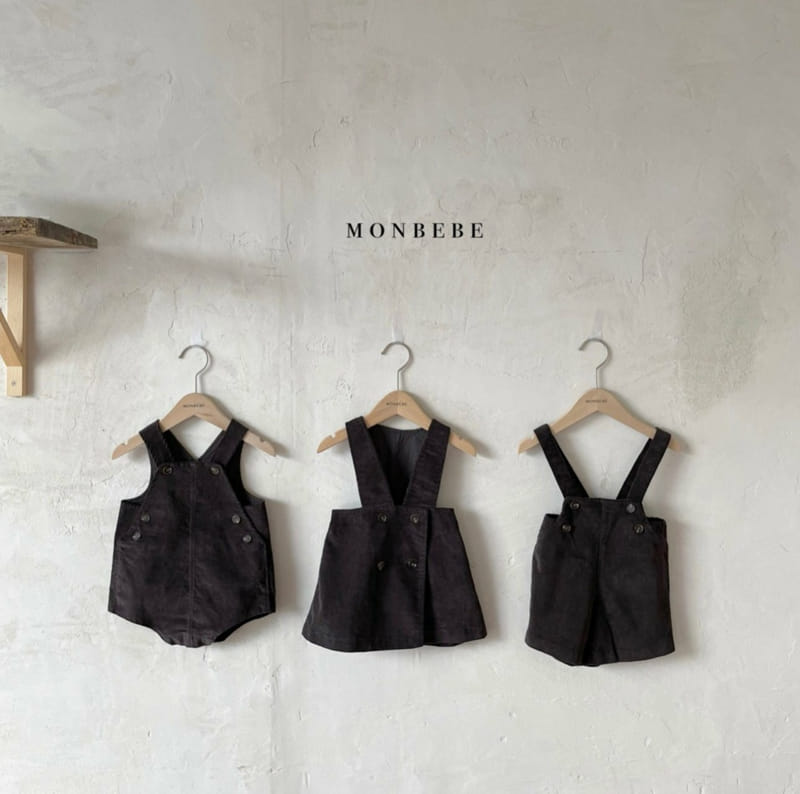 MONBEBE - Korean Children Fashion - #Kfashion4kids - Corduroy Romper - 6