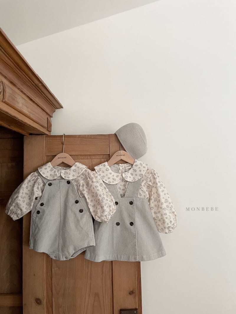 MONBEBE - Korean Children Fashion - #Kfashion4kids - Corduroy Romper - 7