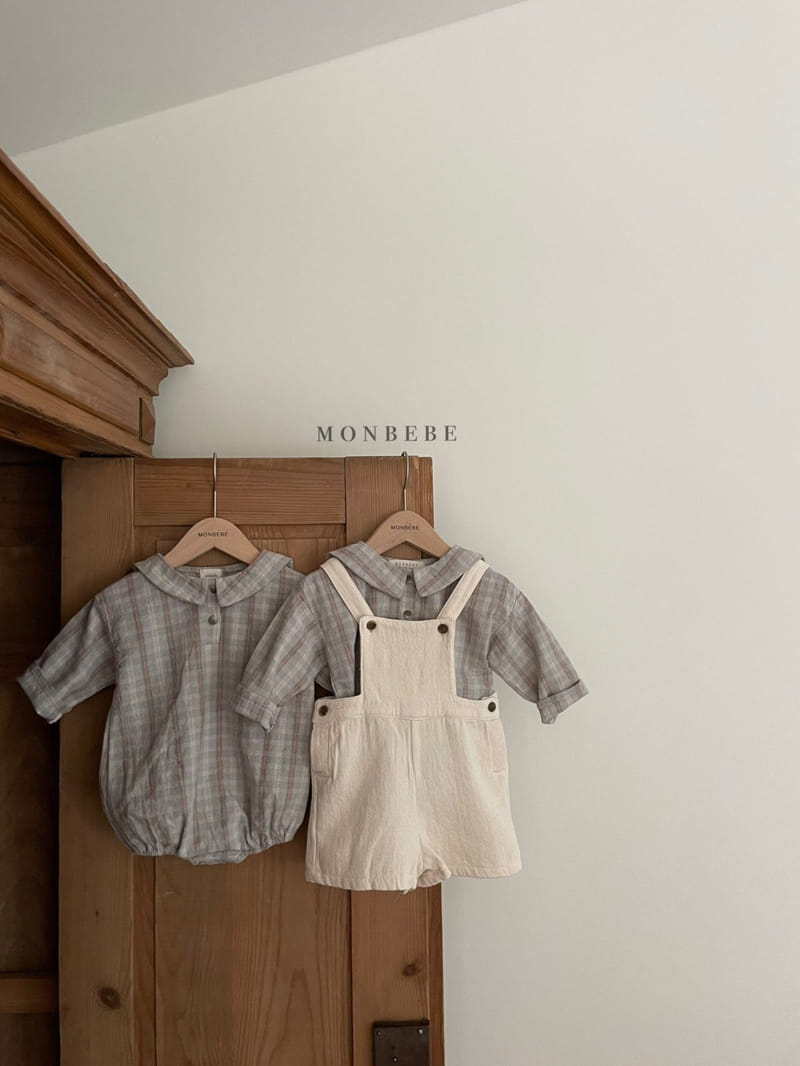 MONBEBE - Korean Children Fashion - #Kfashion4kids - Check Sailor Blouse - 3