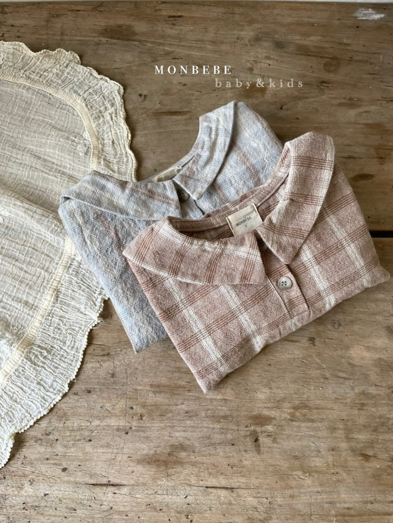 MONBEBE - Korean Children Fashion - #Kfashion4kids - Check Sailor Blouse - 5