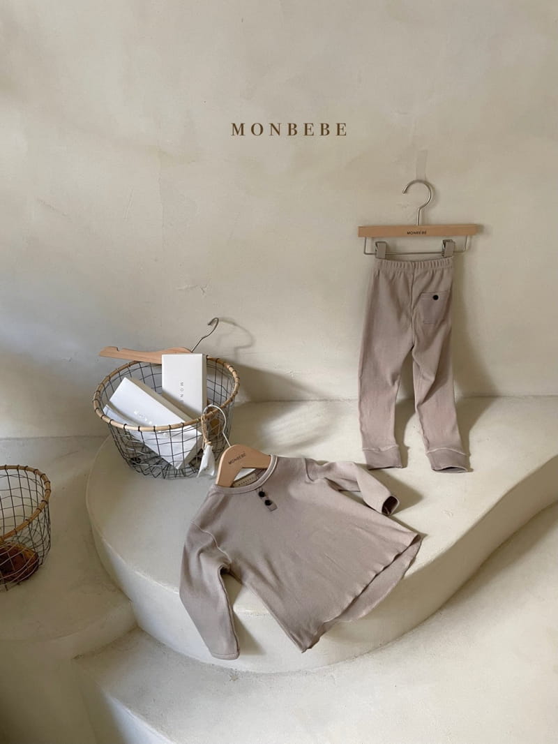 MONBEBE - Korean Children Fashion - #Kfashion4kids - Paul Rib Tee - 3