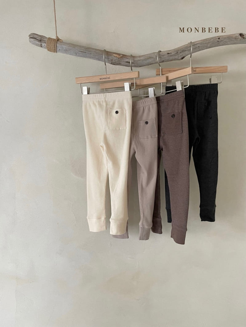 MONBEBE - Korean Children Fashion - #Kfashion4kids - Paul Rib Leggings
