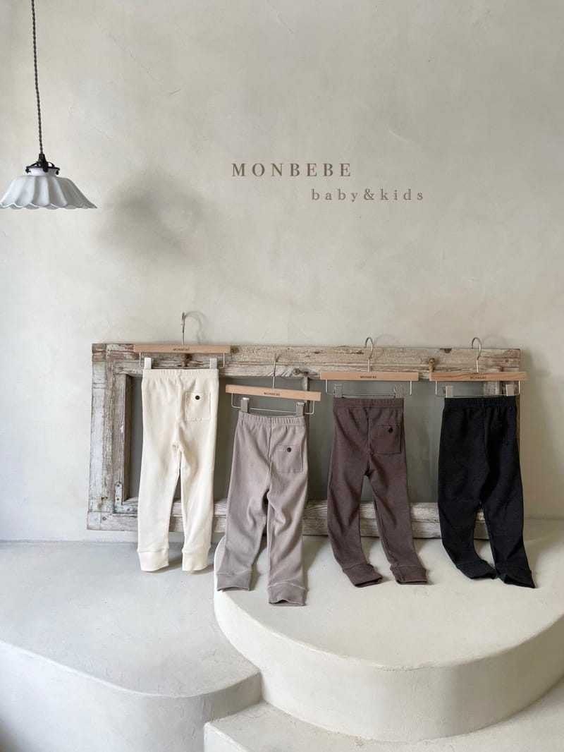 MONBEBE - Korean Children Fashion - #Kfashion4kids - Paul Rib Leggings - 2