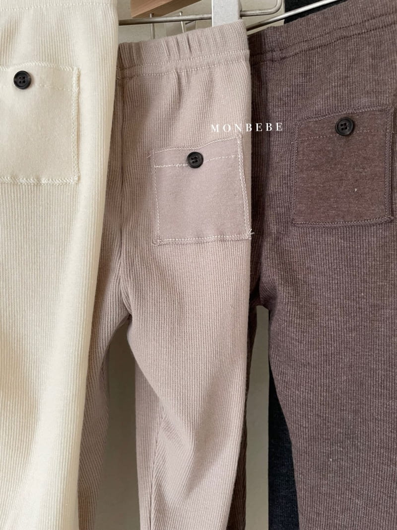 MONBEBE - Korean Children Fashion - #Kfashion4kids - Paul Rib Leggings - 4