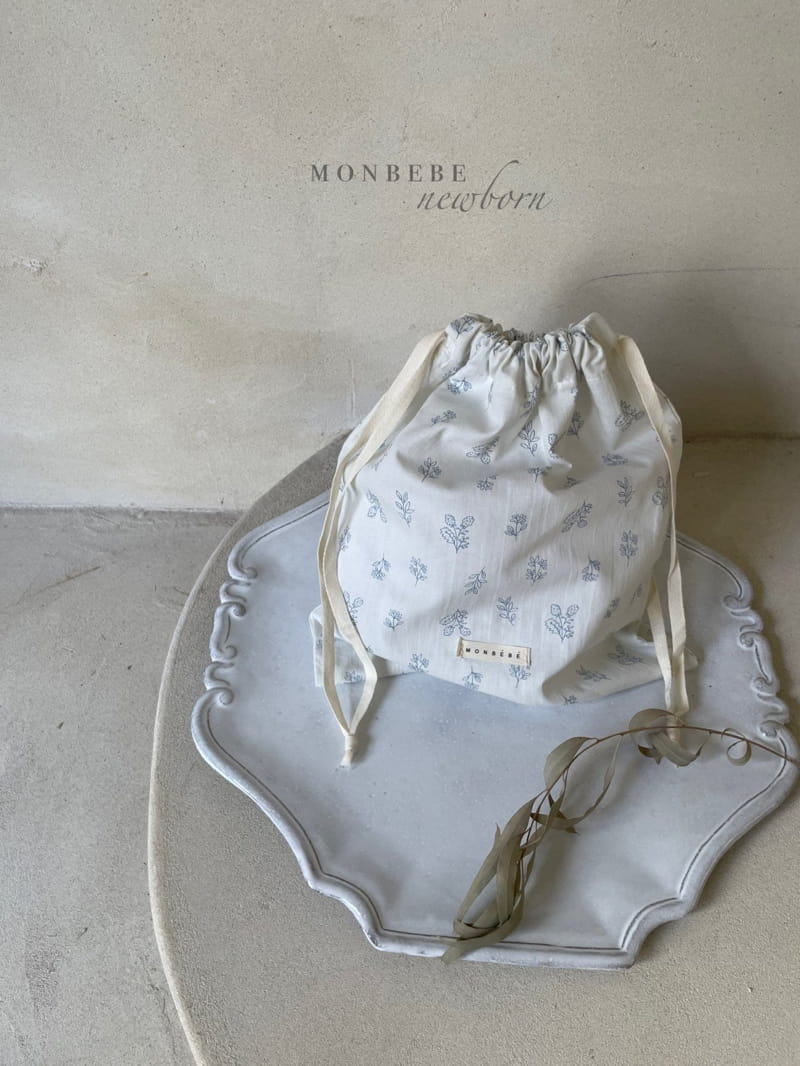 MONBEBE - Korean Children Fashion - #Kfashion4kids - Organic Bib, Bonnet with Pouch - 6