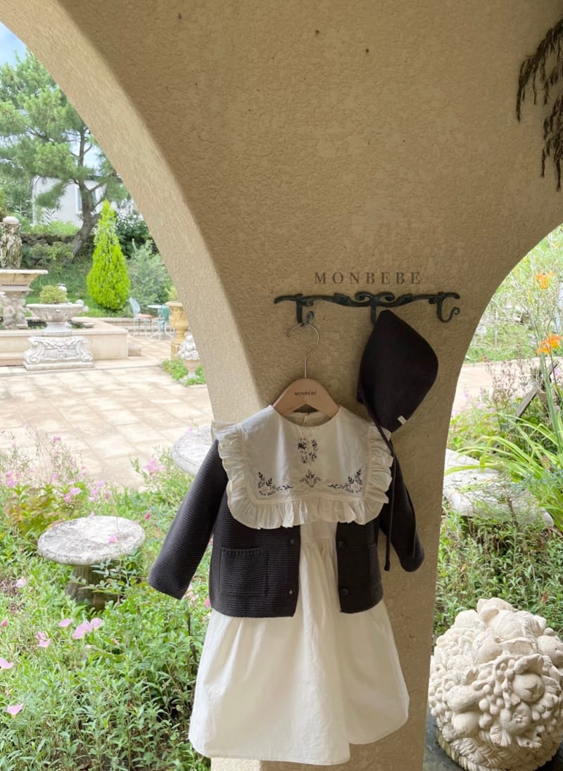 MONBEBE - Korean Children Fashion - #Kfashion4kids - Vintage Embroidery One-piece - 12