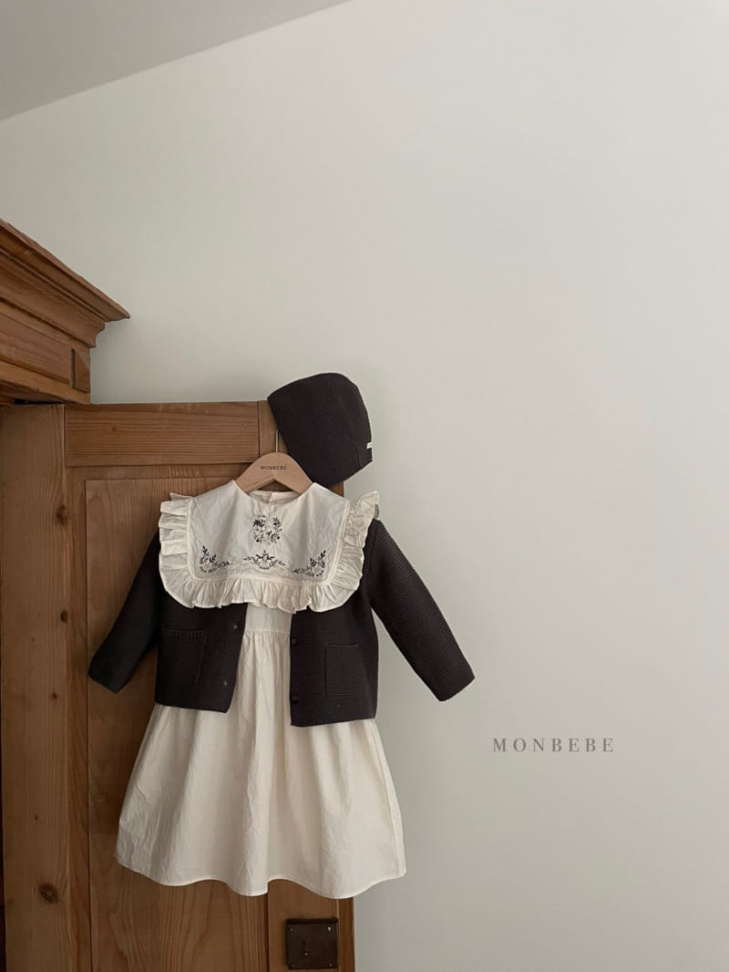 MONBEBE - Korean Children Fashion - #Kfashion4kids - Vintage Embroidery One-piece - 2