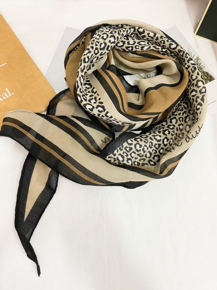 MONCO - Korean Children Fashion - #Kfashion4kids - Small Leopard Scarf - 3