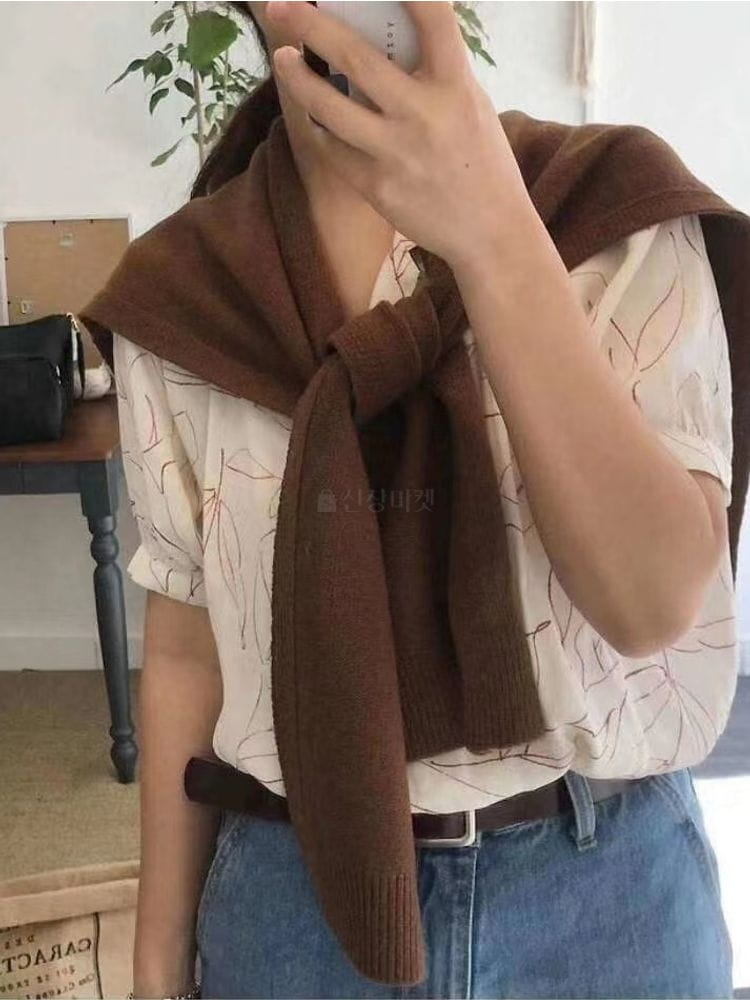 MONCO - Korean Children Fashion - #Kfashion4kids - Wool Fake Shawl - 2