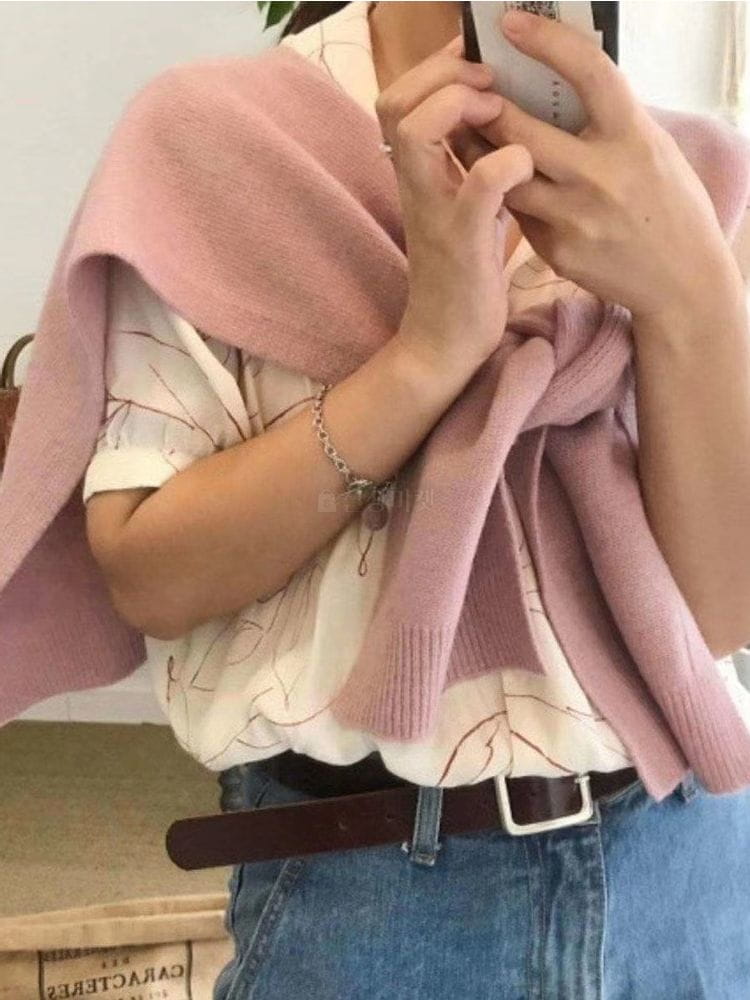 MONCO - Korean Children Fashion - #Kfashion4kids - Wool Fake Shawl - 3
