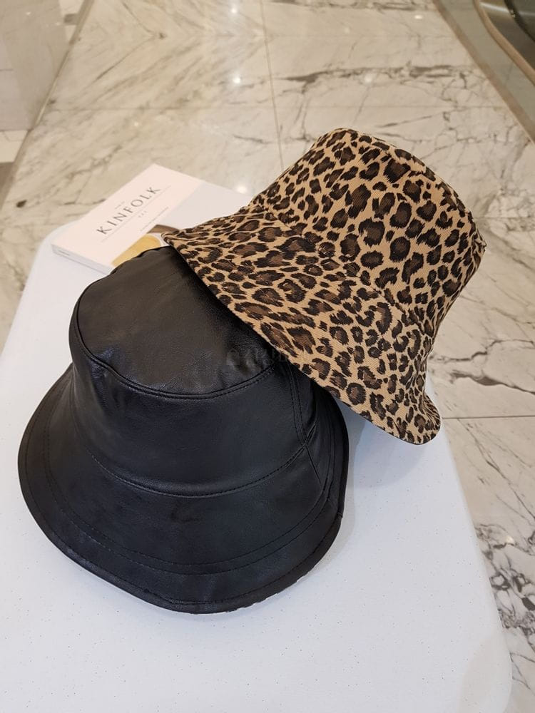 MONCO - Korean Children Fashion - #Kfashion4kids - Reversible Leopard Bucket Hat - 3