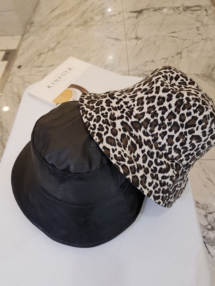 MONCO - Korean Children Fashion - #Kfashion4kids - Reversible Leopard Bucket Hat - 4