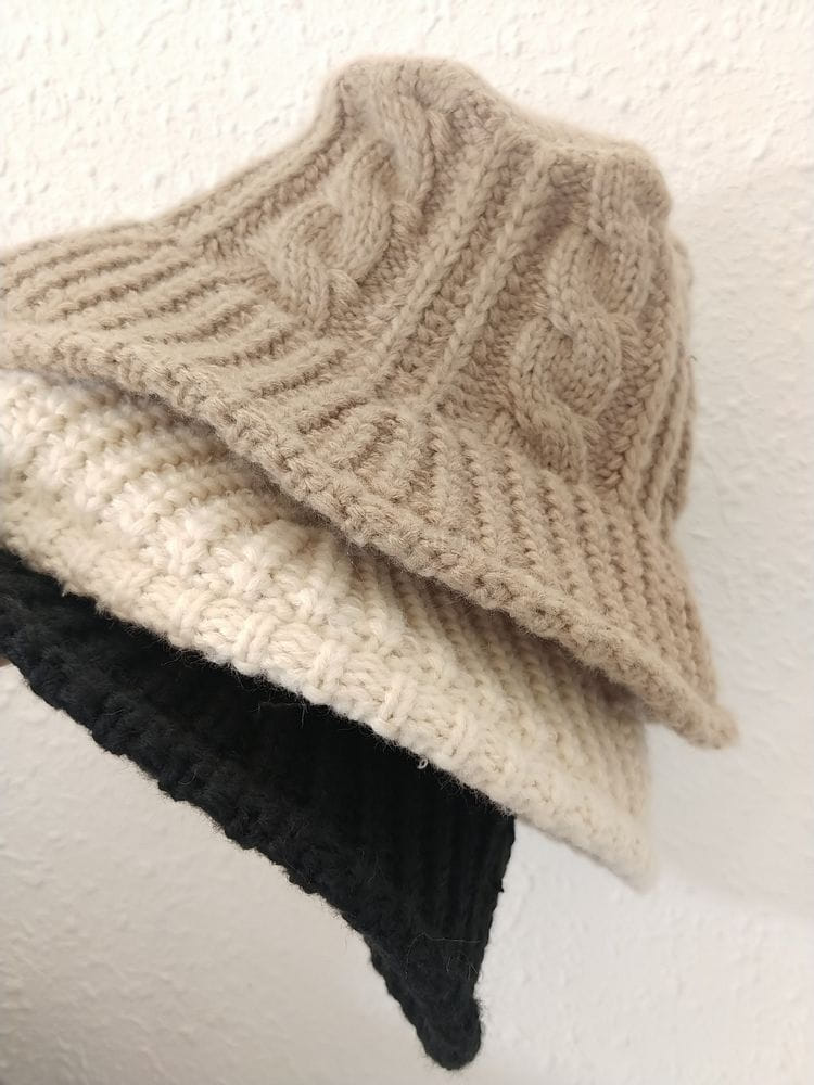 MONCO - Korean Children Fashion - #Kfashion4kids - Twist Knit Bucket Hat - 3