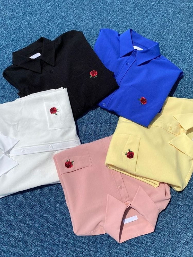 MONE - Korean Children Fashion - #Kfashion4kids - Jacson Rose Shirt - 4