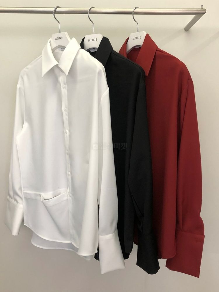 MONE - Korean Children Fashion - #Kfashion4kids - Unbalance Slit Long Coves Shirt - 4