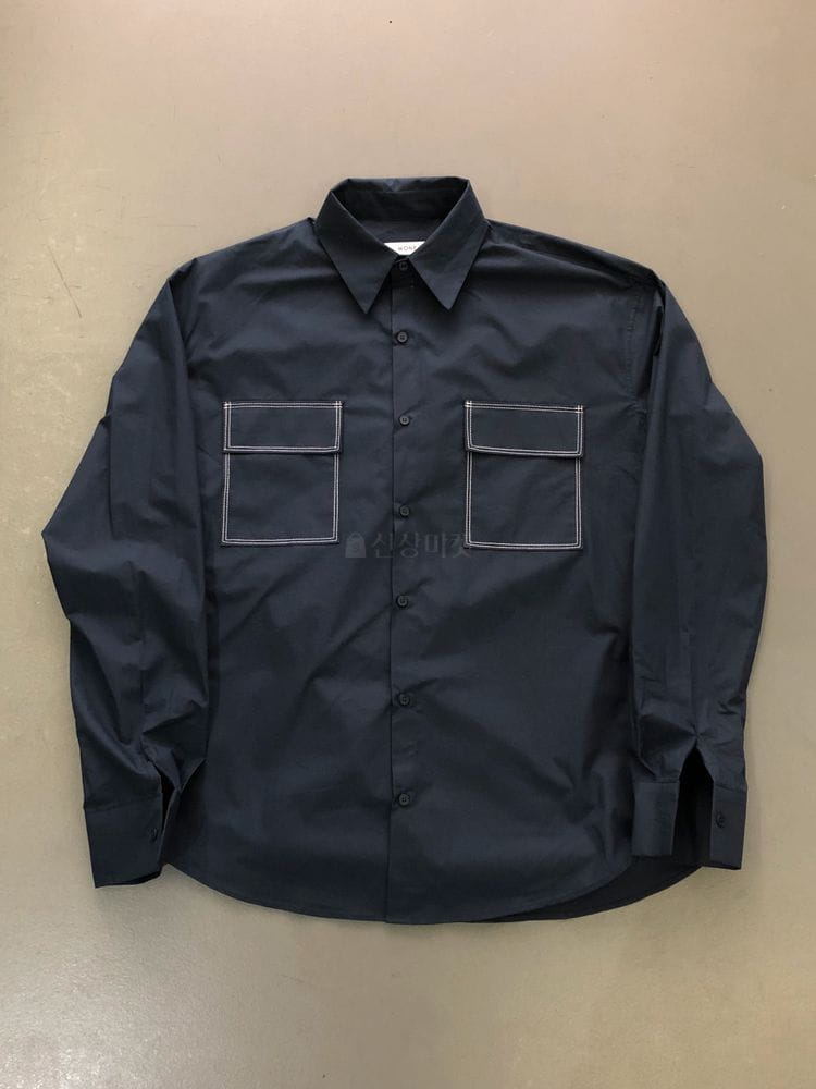 MONE - Korean Children Fashion - #Kfashion4kids - Ivo Pocket Stitch Shirt