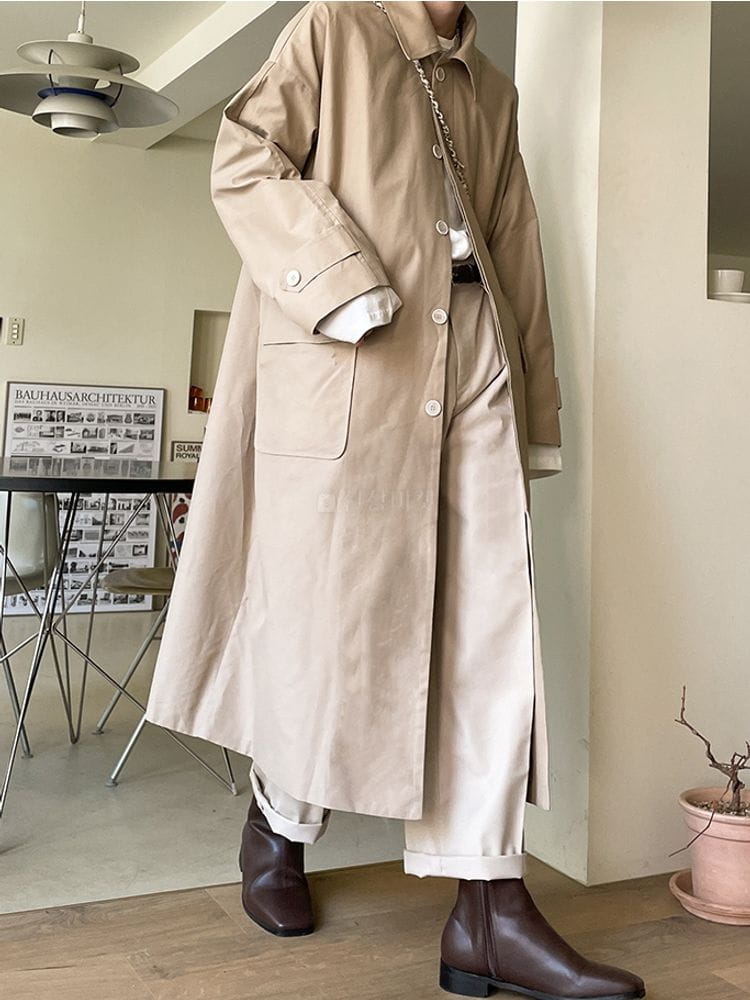 MONE - Korean Children Fashion - #Kfashion4kids - Byrun Two Pocket Mac Coat