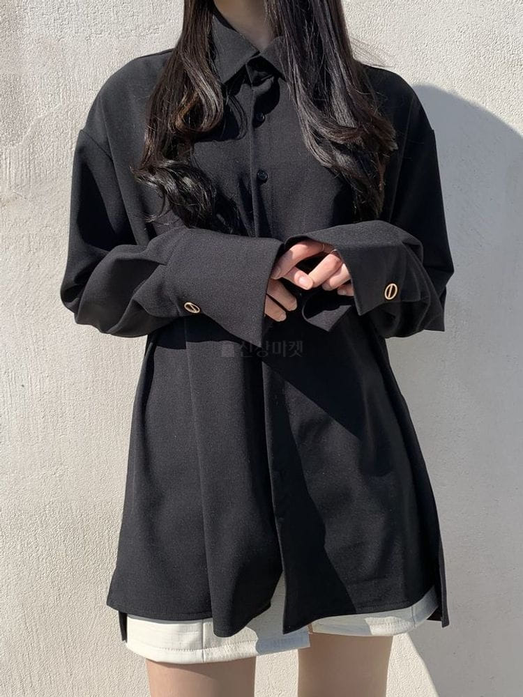 MONE - Korean Children Fashion - #Kfashion4kids - Mahel Long Coves Shirt - 4