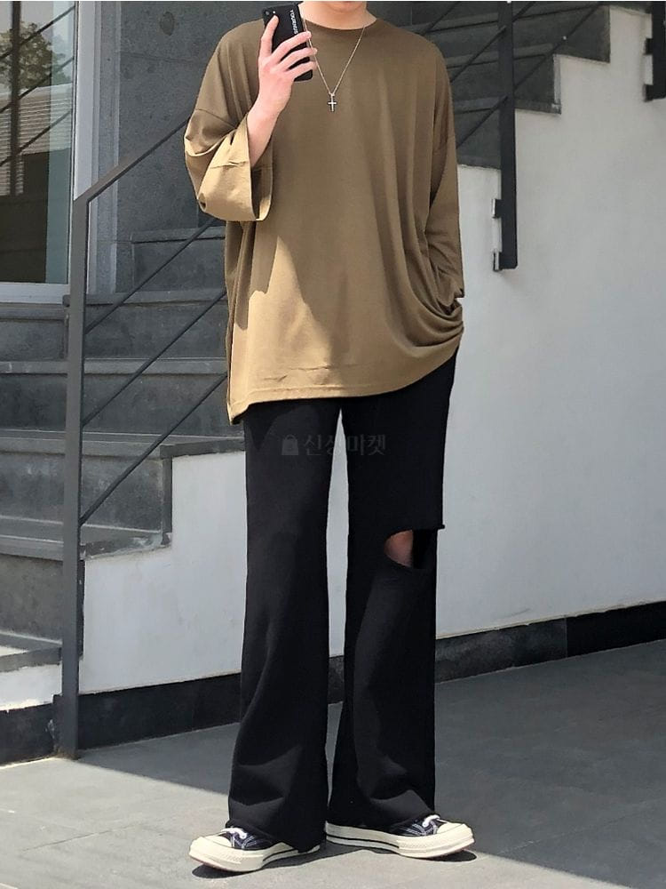 MONE - Korean Children Fashion - #Kfashion4kids - Panda Cutting Terry Pants - 2