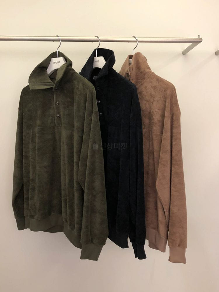 MONE - Korean Children Fashion - #Kfashion4kids - Cable Half Open Sweatshirt - 4
