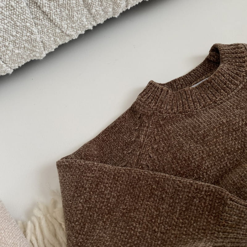 MORE - Korean Children Fashion - #Kfashion4kids - Knit Top Bottom Set - 2
