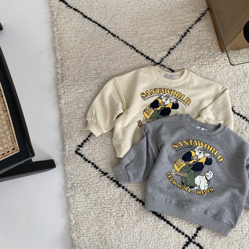 MORE - Korean Children Fashion - #Kfashion4kids - Santa World Sweatshirt