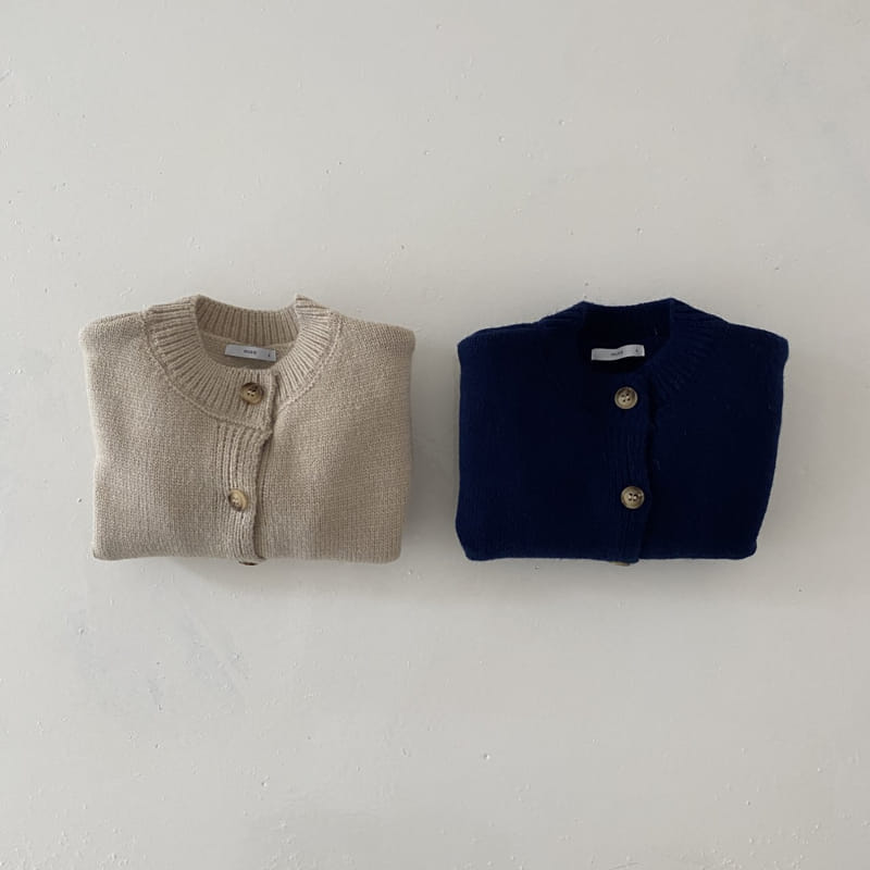 MORE - Korean Children Fashion - #Kfashion4kids - Round Neck Cardigan - 3