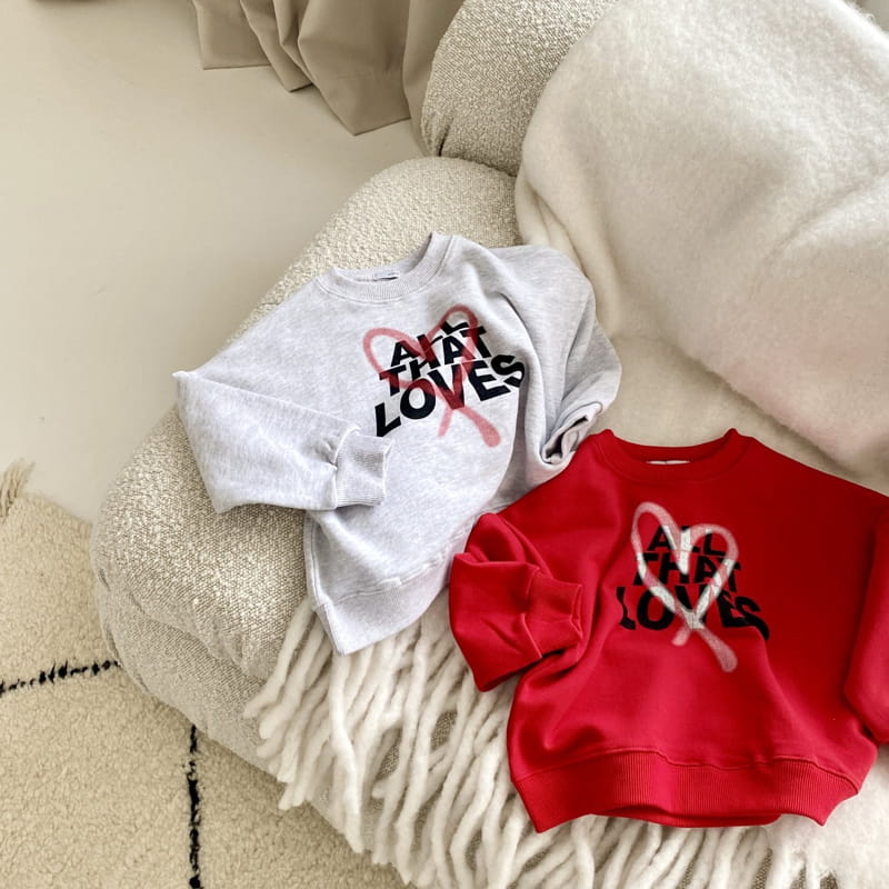 MORE - Korean Children Fashion - #Kfashion4kids - Heart Sweatshirt