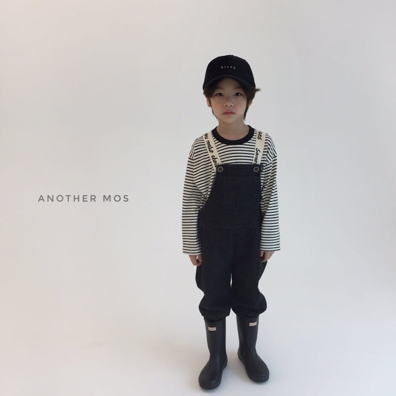 MOS BEBE - Korean Children Fashion - #Kfashion4kids - Denim Dungarees - 11