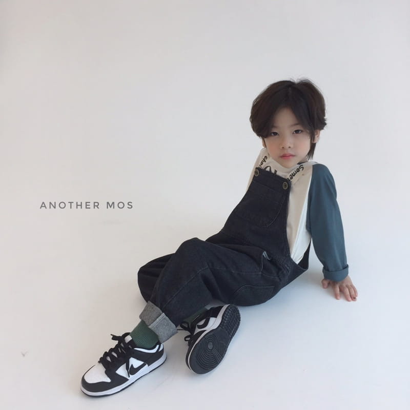 MOS BEBE - Korean Children Fashion - #Kfashion4kids - Denim Dungarees - 2