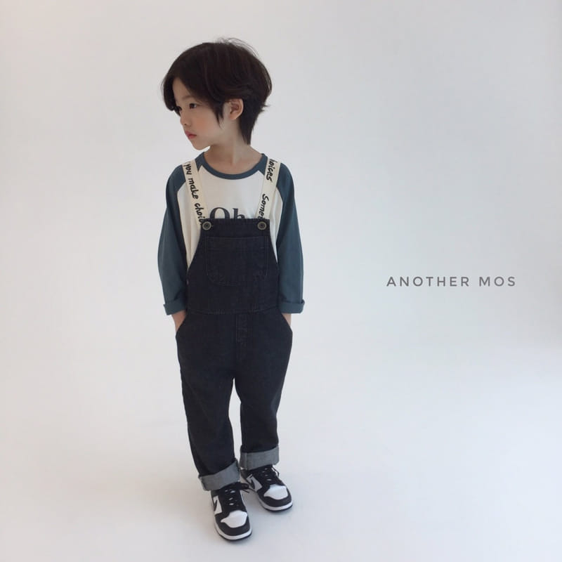 MOS BEBE - Korean Children Fashion - #Kfashion4kids - Denim Dungarees - 4