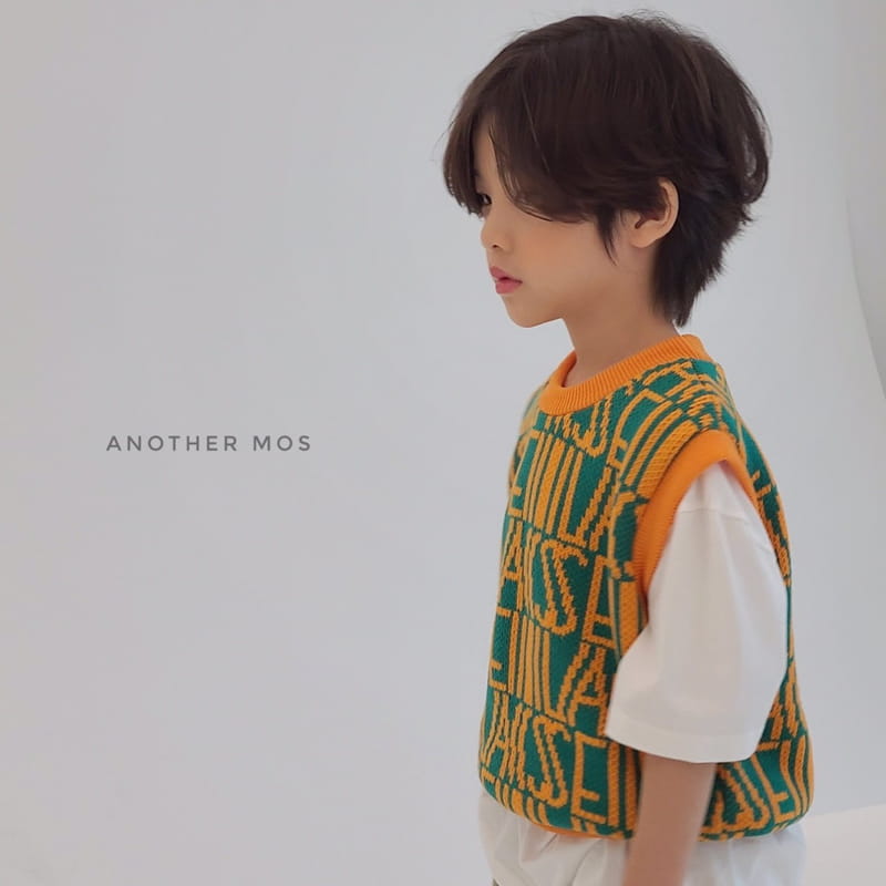 MOS BEBE - Korean Children Fashion - #Kfashion4kids - English Knit Vest - 10