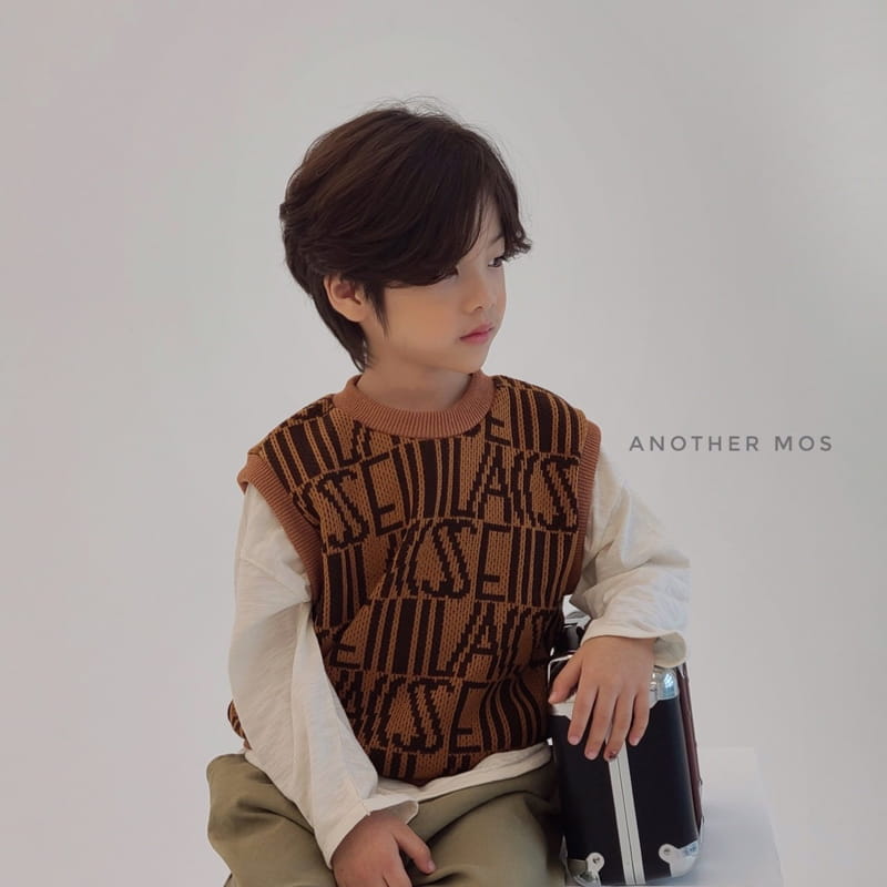 MOS BEBE - Korean Children Fashion - #Kfashion4kids - English Knit Vest - 5