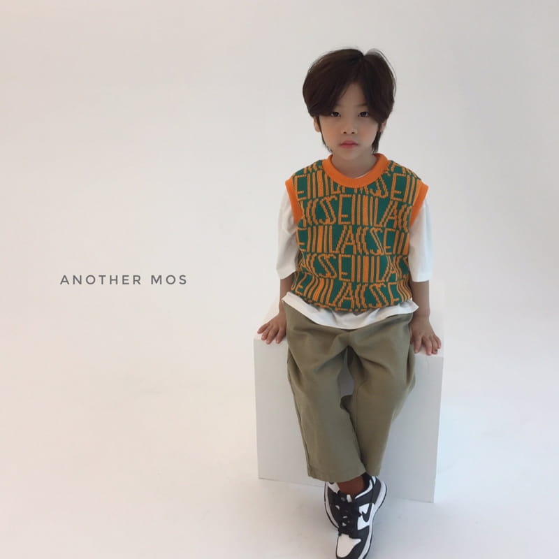 MOS BEBE - Korean Children Fashion - #Kfashion4kids - English Knit Vest - 7