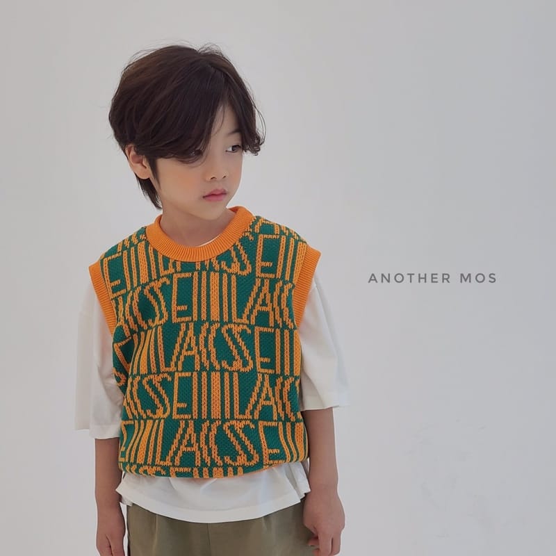 MOS BEBE - Korean Children Fashion - #Kfashion4kids - English Knit Vest - 9