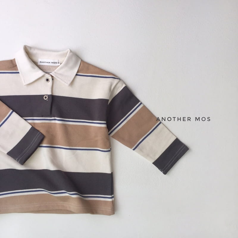 MOS BEBE - Korean Children Fashion - #Kfashion4kids - PK Stripes Tee - 12