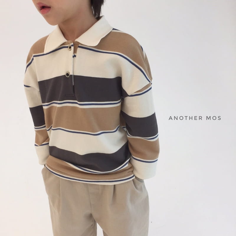MOS BEBE - Korean Children Fashion - #Kfashion4kids - PK Stripes Tee - 2