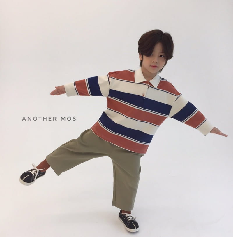 MOS BEBE - Korean Children Fashion - #Kfashion4kids - PK Stripes Tee - 7