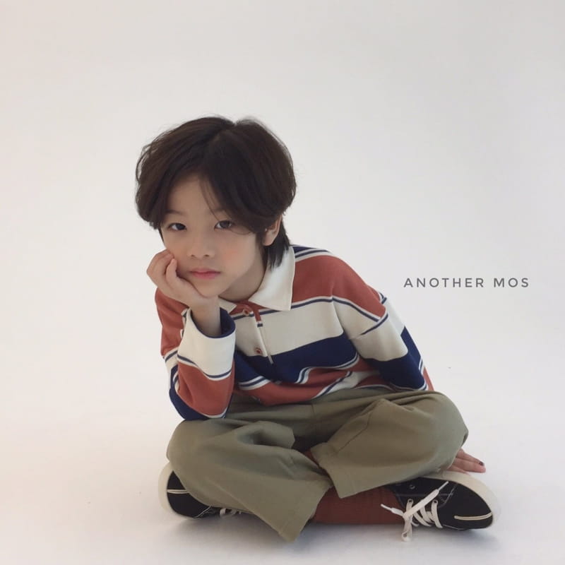 MOS BEBE - Korean Children Fashion - #Kfashion4kids - PK Stripes Tee - 9