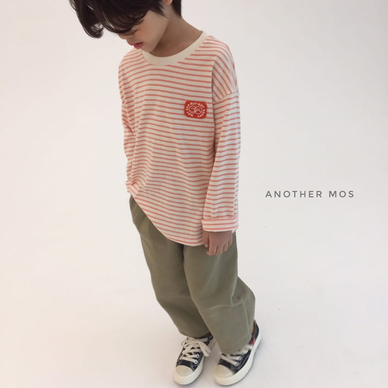 MOS BEBE - Korean Children Fashion - #Kfashion4kids - Happy Stripes Tee - 10
