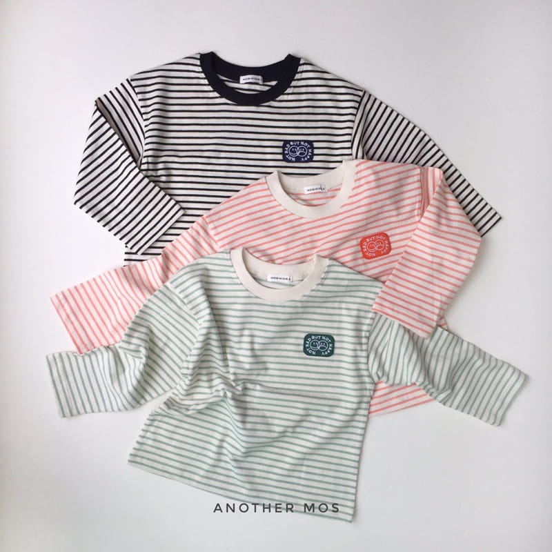 MOS BEBE - Korean Children Fashion - #Kfashion4kids - Happy Stripes Tee - 11